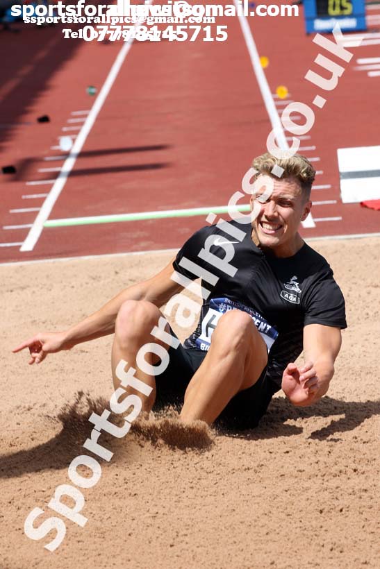 Mens long jump, World Championship Team Trials, Alexander Stadium, Birmingham